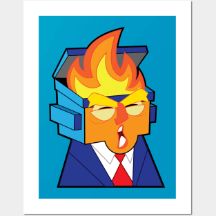 Trumpster Fire Posters and Art